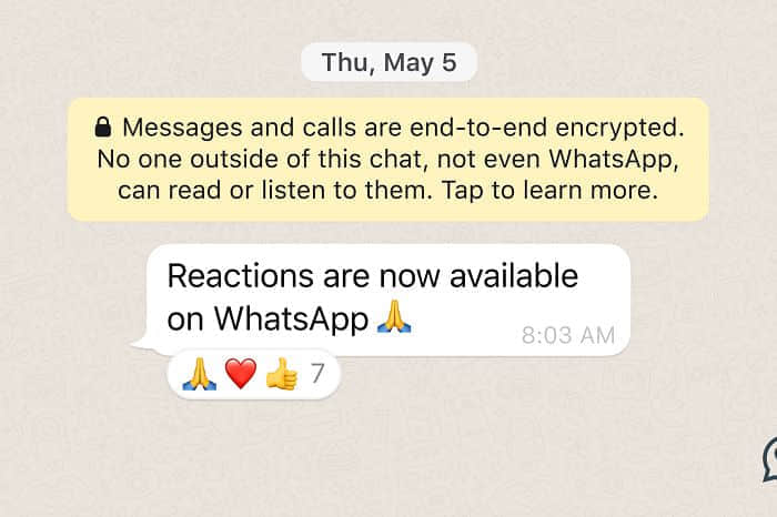 WhatsApp更新支持表情回应 支持2GB大文件分享并扩充群组上限