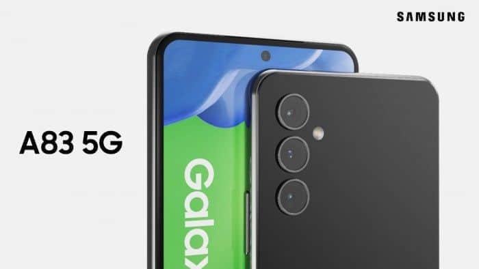 设计师分享Galaxy A83 5G概念渲染图 采用水滴型后置三摄