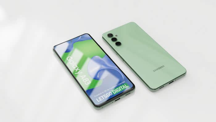 设计师分享Galaxy A83 5G概念渲染图 采用水滴型后置三摄