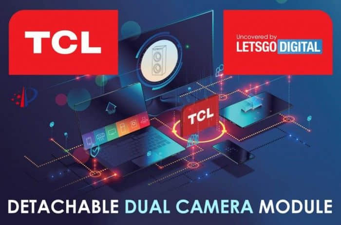 TCL全面屏手机专利：相机模块可拆卸放在侧面使用