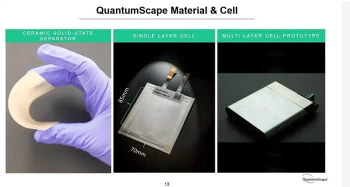 QuantumScape提前实现固态电池目标