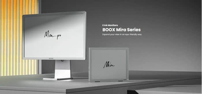 Onyx推出售价800美元的Boox Mira便携式电子墨水屏显示器