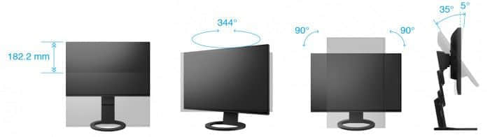 EIZO发布FlexScan EV2485显示器：IPS 支持USB-C