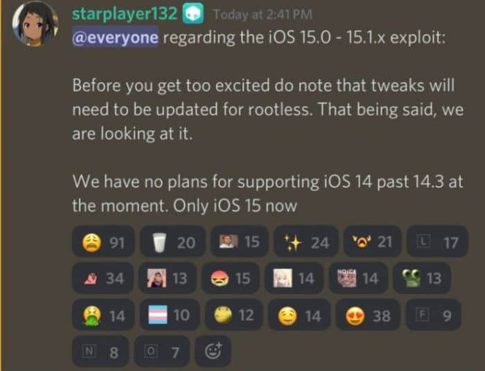 Odysseys团队正研究新内核漏洞 iOS15到15.1的越狱工具可能很快会发布