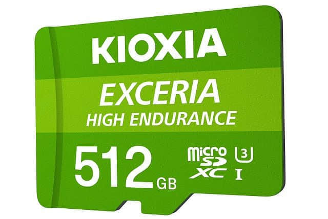 铠侠推出主打4K连续视频录制的512GB microSD存储卡新品