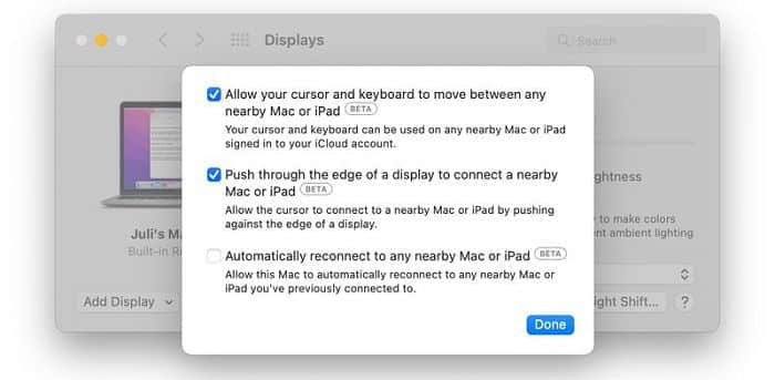 iPadOS 15.4与macOS Monterey 12.3 Beta已引入全局控制功能