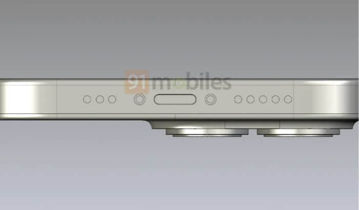 iPhone 14 Pro CAD渲染图曝光 显示打孔自拍摄像头和后置三摄