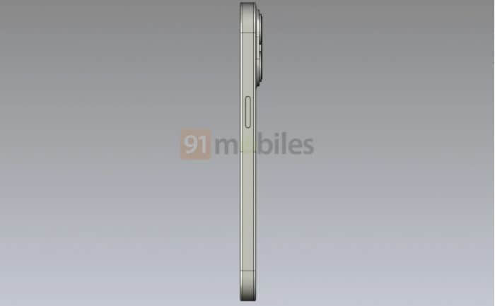 iPhone 14 Pro CAD渲染图曝光 显示打孔自拍摄像头和后置三摄