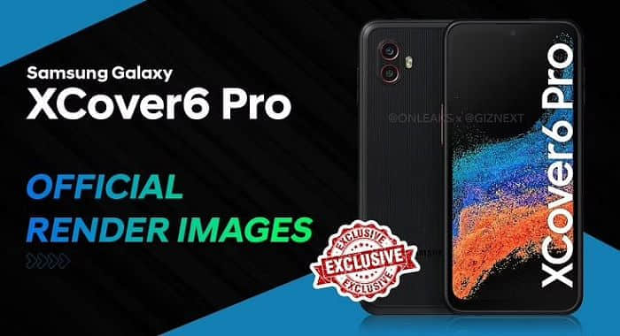 GizNext分享三星Galaxy XCover6 Pro三防机新渲染图