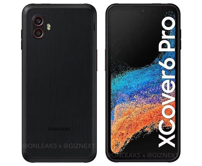 GizNext分享三星Galaxy XCover6 Pro三防机新渲染图