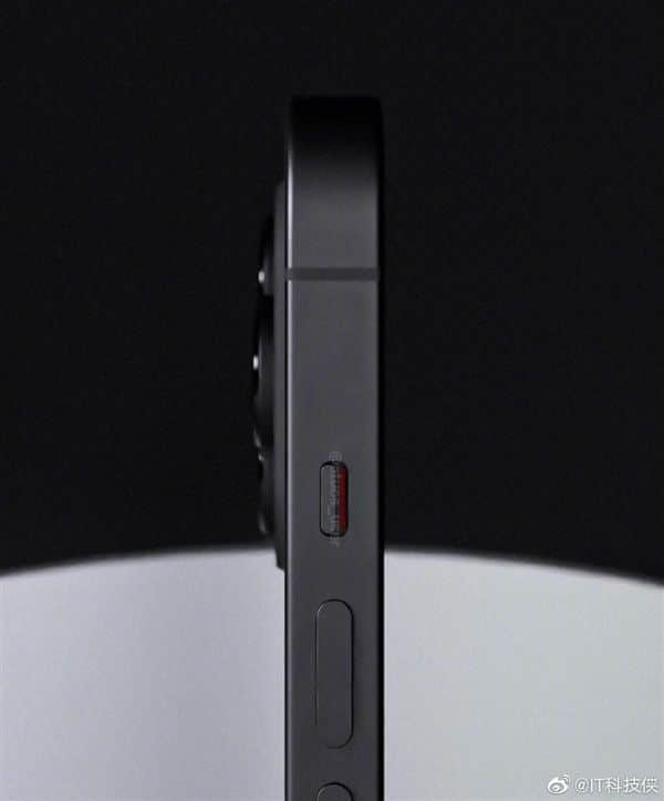 iPhone 14 Pro太空黑概念渲染图曝光：感叹号挖孔、直角边框