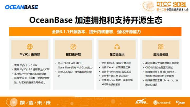 携程、快手等50多家用户深度实践OceanBase开源版  原生分布式数据库优势凸显