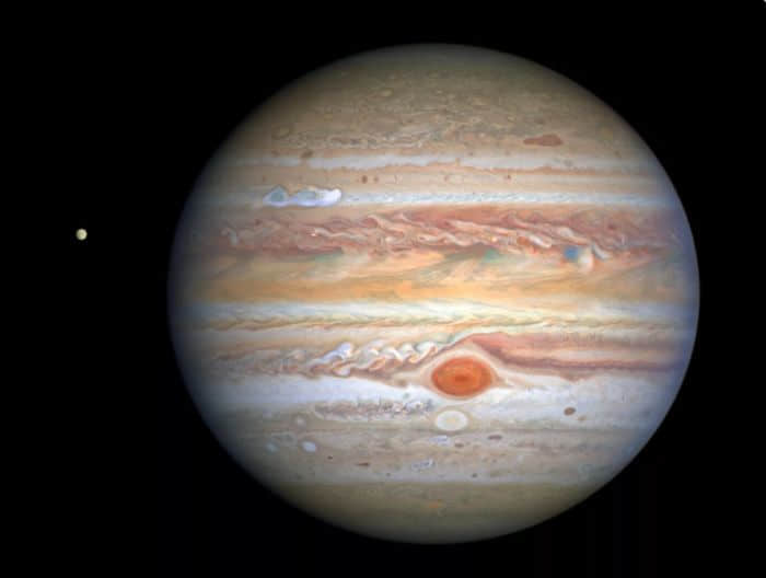 NASA表示：木星“大红斑”的风速持续加大