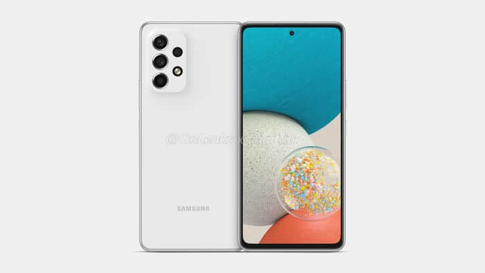 Galaxy A53 5G渲染图显示新机有新的设计