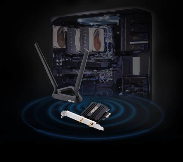华硕发布Wi-Fi 6E PCIe网卡：老爷机飙上3Gbps