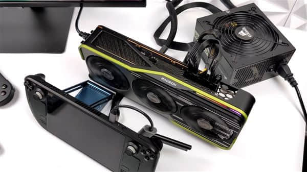 大神改造Steam Deck外接RX 6900 XT！性能暴涨10倍