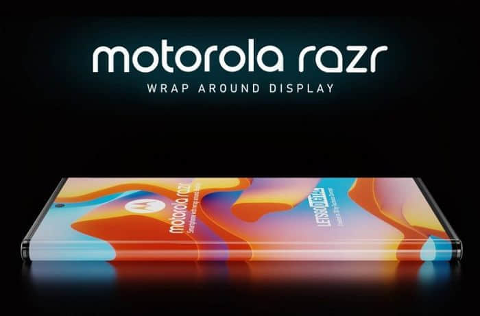 Moto Razr概念智能机新专利曝光：四面环绕屏 支持手写笔