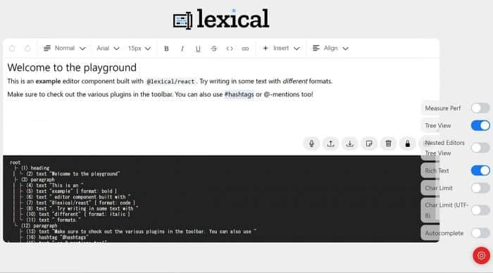 Meta推出Lexical Web文本编辑器框架