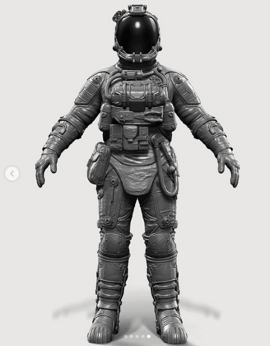 《星空》两套宇航服造型曝光 护镜反光科技感十足