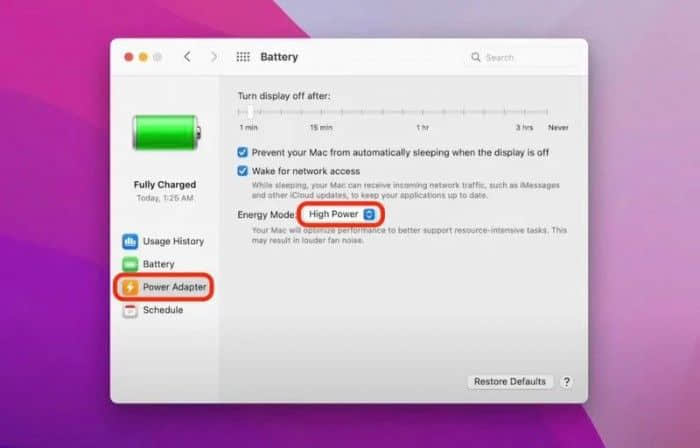 如何在16��MacBook Pro上启用高性能模式