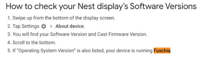 谷歌Fuchsia OS已向初代Nest Hub推出