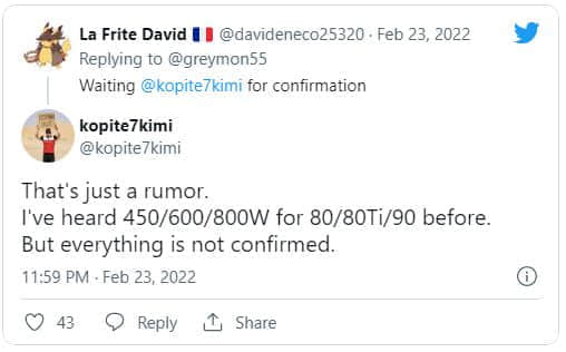 传英伟达定于9月发布RTX 40系列显卡