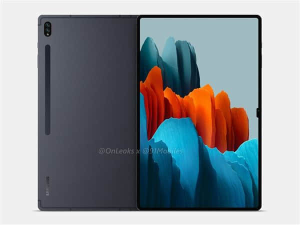 三星Galaxy Tab S8 Ultra曝光：也用刘海屏