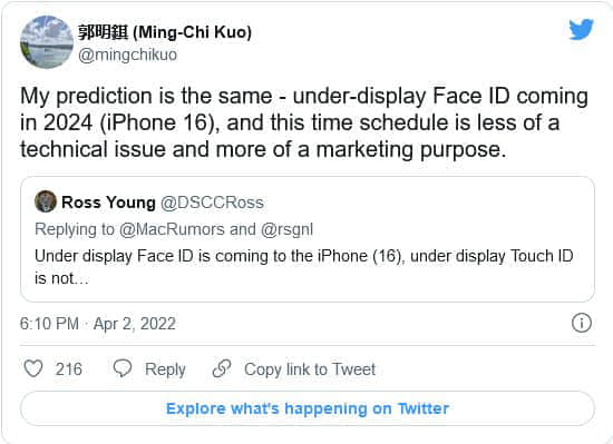 iPhone 14外形曝光 基本没跑：苹果准备新惊喜 屏下Face ID上阵