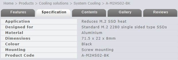 Akasa推出Geck Pro M.2 SSD散热片：改进鳍片设计