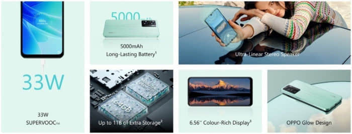 OPPO A57 4G发布：配备联发科Helio G35、5000mAh 电池、33W快充