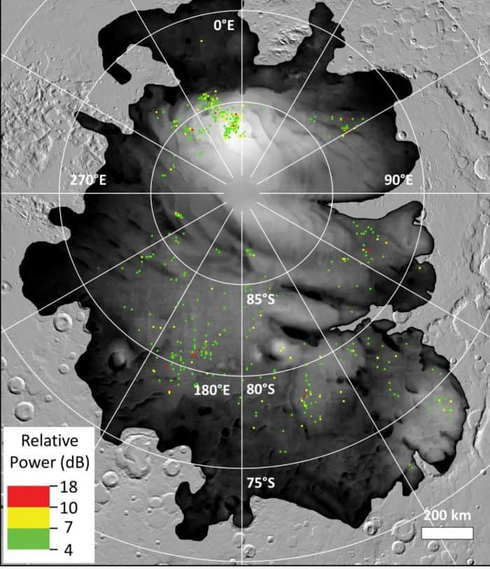 三项研究对火星南极地下湖泊论提出了怀疑