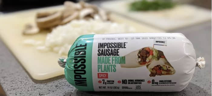 Impossible推出新版植物肉香肠 讲究在食谱中使用