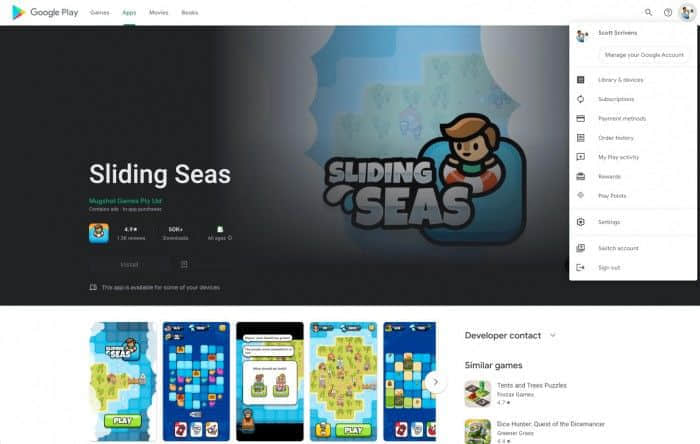 Google Play在线商店网页版未来体验将更接近移动应用