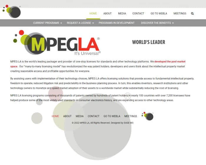 MPEG LA起诉三星电子侵犯HEVC专利