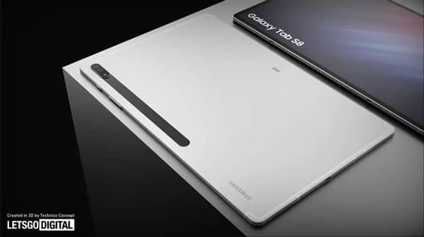 骁龙8加持！三星Galaxy Tab S8高清渲染图曝光