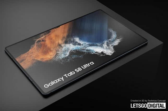设计师分享Galaxy Tab S8 Ultra高清概念渲染图