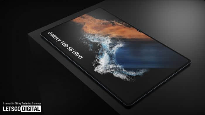 设计师分享Galaxy Tab S8 Ultra高清概念渲染图