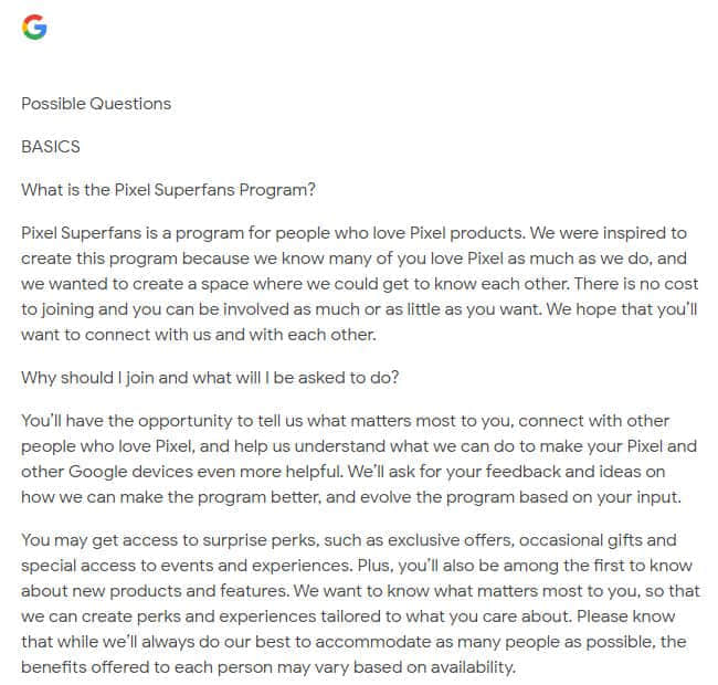 谷歌正式开放Pixel Superfans粉丝社区 目前仅美国居民可申请注册