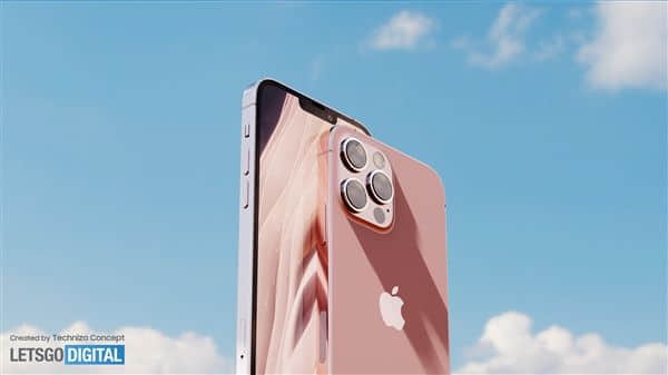 iPhone 13 Pro最新渲染图曝光：小刘海