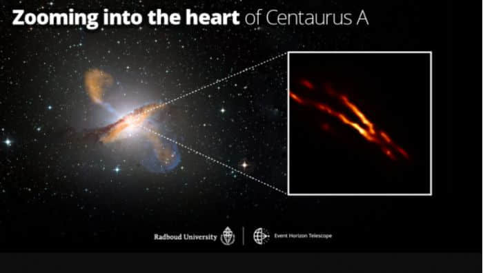 事件视界望远镜拍摄超大质量黑洞喷射物特写图像