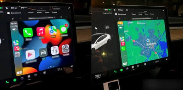 大神出手破解特斯拉车机 首次支持苹果Carplay
