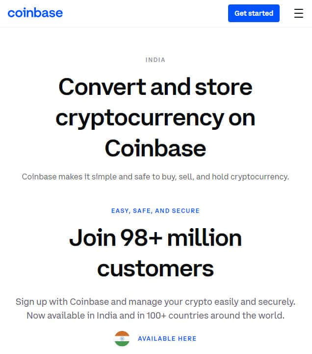 Coinbase聘请前Niti Aayog和Prosus高管以推动在印度业务扩张