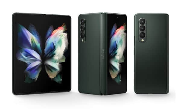 三星发布全新折叠屏Galaxy Z Fold3 5G：20万次开合