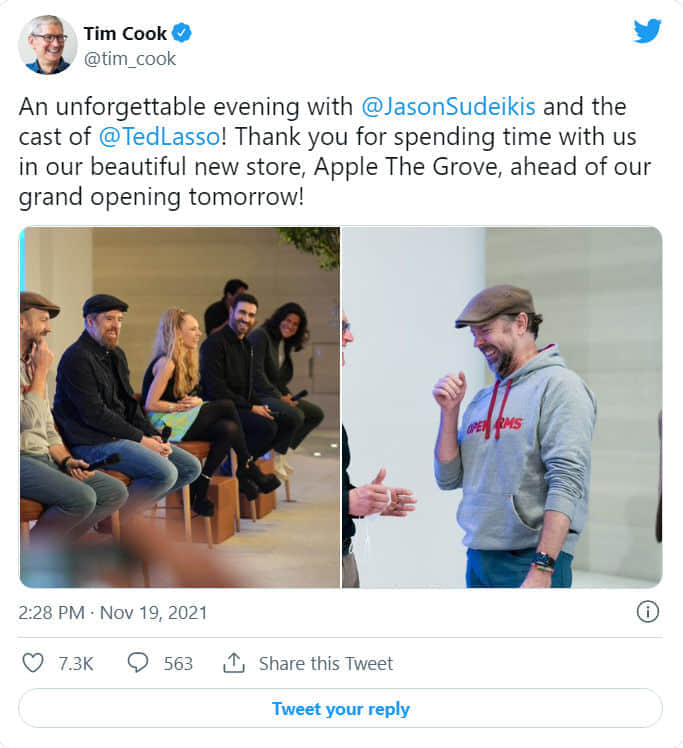 苹果公司庆祝洛杉矶Grove Apple Store零售店开业