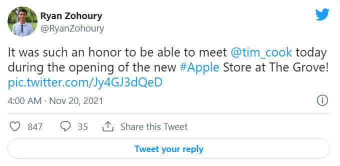 苹果公司庆祝洛杉矶Grove Apple Store零售店开业