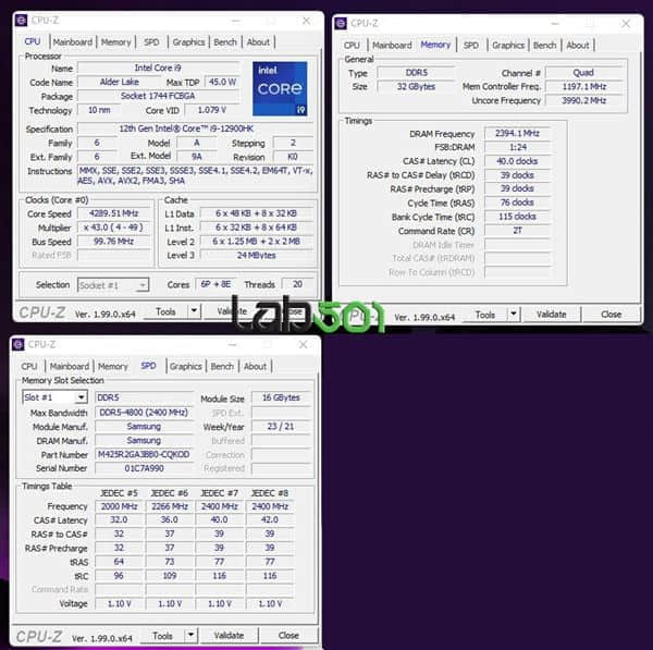 Intel 12代酷睿移动版发布 i9-12900HK首测