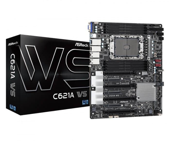 华擎推C621A WS工作站主板 支持志强W-3300处理器