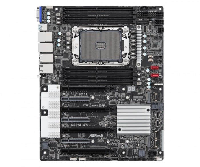 华擎推C621A WS工作站主板 支持志强W-3300处理器