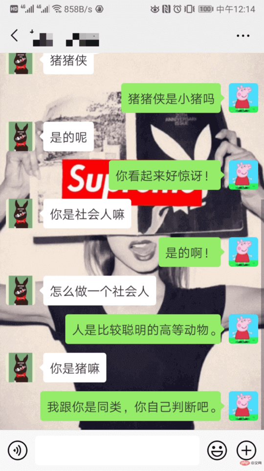 聊天截图