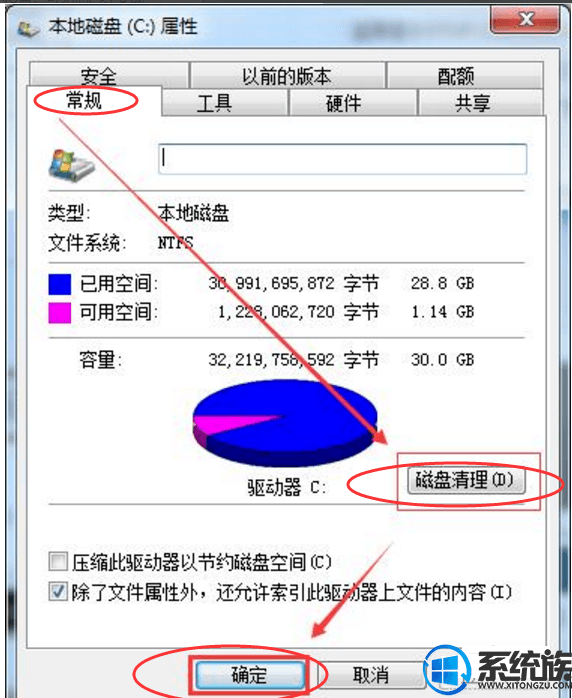 win7系统C盘变红色|C盘满了如何处理 win7系统C盘变红色|C盘满了如何处理